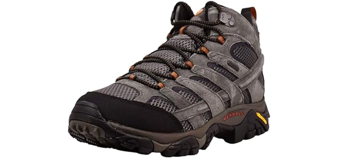 Merrell Men's Moab 2 Mid - Hiking & Landscaping Work Boot