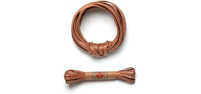 Cobbler's Choice Co. Finest Quality Unisex Leather - Work Boot Laces