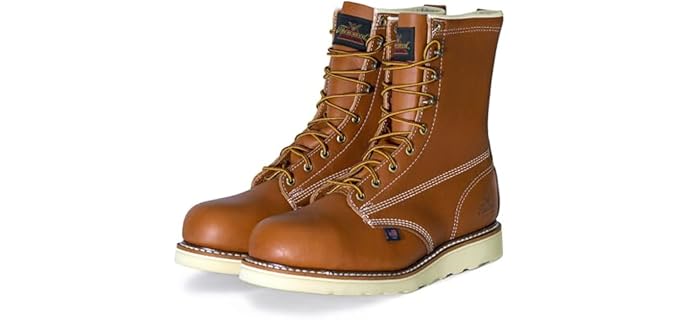 Thorogood Men's American Heritage - Wedge Sole Round Toe Work Boots