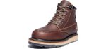 Timberland PRO Men's Gridworks - Plumbers Soft-Toe Rubber Wedge Work Boots