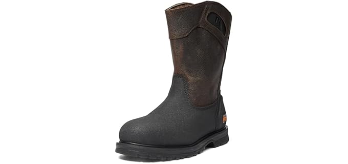 Timberland Pro Men's Powerwelt - Wide Feet Concrete Workers' Pull-On Work Boot