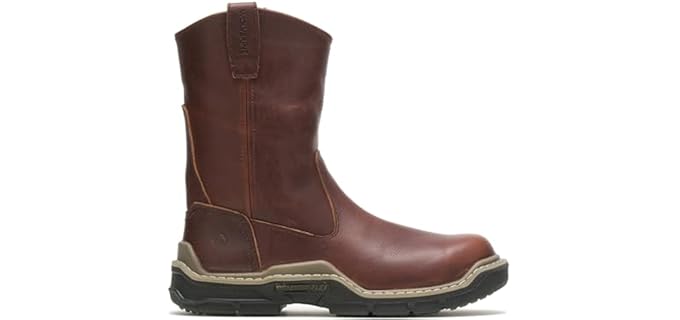 Wolverine Men's Raider DuraShocks - Wide Feet's Pull-On Composite-Toe Work Boot