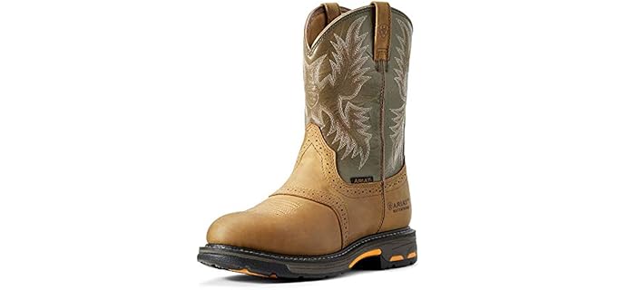 Ariat Men's Workhog H2O - Slip-On Waterproof Work Boots