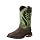 ARJ3S Mens Workhog Wide Square Toe Venttek Work Boot Bruin Brown/Grass Green 10.5 Wide