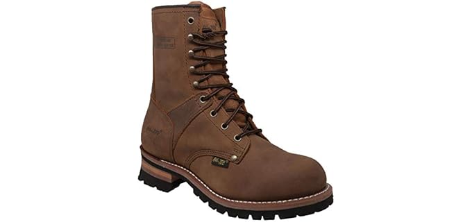 Adtec Men's 1427WP Boot, Brown, 10.5 W US