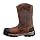 Carhartt Ground Force 10” Waterproof Wellington Boot - Breathable Composite Toe Work Boots for Men with EVA Midsole and Traction Outsole, EH Rated - Red Brown - 9.5M