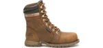 Cat Footwear Women's Echo Waterproof Steel Toe Industrial Boot, Pyramid, 8
