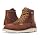 Danner 6” Bull Run Moc Toe Work Boots for Men - Oiled Full-Grain Leather Upper with Non Slip Wedge Outsole and 3-Density Cushion Footbed, EH Resistant, Tobacco - 12 EE