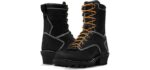 Danner Logger Boots for Men Waterproof Work Boots, Black - 9D