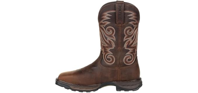Durango® Maverick XP™ Steel Toe Waterproof Western Work Boot, Burly Brown, Size 11(W)