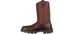 Georgia Boot Georgia Mens Homeland Wellington Boot-m Georgia Pull On Work Boot, Brown, 10.5 US