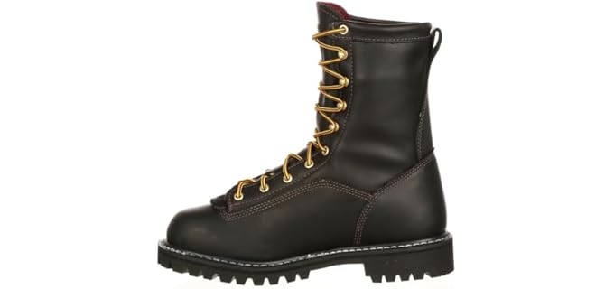 Georgia Boot Mens G8040 Mid Calf Boot, Black, 13 US