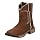 Justin Boot Company Women Stampede Rush WP Soft Square Toe Work Boot Brown 11 B