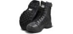 Original S.W.A.T. Men's Metro Air 9 Inch Side Zip Tactical Boot,Black,11 W US