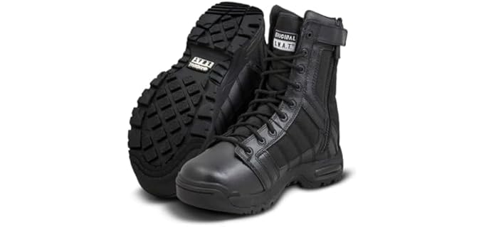 Original S.W.A.T. Men's Metro Air 9 Inch Side Zip Tactical Boot,Black,11 W US