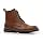 Polar Fox Wright Men's Cap-Toe Dress Boot | Fashion Ankle Boot with Side Zip in Vegan Leather | MPX806067A | in Sienna Brown, Size 11