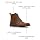 Polar Fox Wright Men's Cap-Toe Dress Boot | Fashion Ankle Boot with Side Zip in Vegan Leather | MPX806067A | in Sienna Brown, Size 11