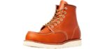 Red Wing Shoes Heritage Classic Moc 875 Men Boot, Oro, 10 D