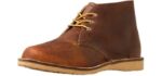 Red Wing Shoes Heritage Weekender Chukka 3622 Men Boot, Copper, 10.5 D | Medium (D), Copper Rough & Tough Leather, Full Grain Oiled and Waxed, Stitchdown, Hill Outsole