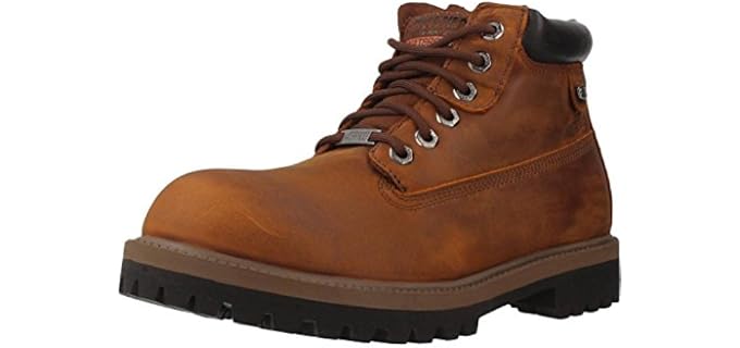 Skechers Men's Sergeants Verdict Chukka Boot, Dark Brown, 12