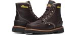 Thorogood 1957 Flyway 6” Waterproof Moc Toe Hunting Boots for Men - Premium Full-Grain Leather with Slip-Resistant Heel Outsole and Shock-Absorbing Footbed, Briar Pitstop - 11 W US