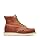 Thorogood American Heritage 6” Moc Toe Work Boots for Men - Soft Toe, Premium Full-Grain Leather with Slip-Resistant Wedge Outsole and Comfort Insole; EH Rated, Tobacco - 8.5 D