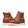 Thorogood American Heritage 6” Moc Toe Work Boots for Men - Soft Toe, Premium Full-Grain Leather with Slip-Resistant Wedge Outsole and Comfort Insole; EH Rated, Tobacco - 8.5 D