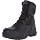 Timberland PRO Men's 8 Inch Valor Comp Toe Waterproof Side Zip Work Boot, Black Smooth Leather Ballistic Nylon, 3.5 M US
