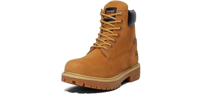 Timberland PRO Men's Direct Attach 6 Inch Soft Toe Insulated Waterproof Industrial Work Boot, Wheat-2024 NEW, 11 M