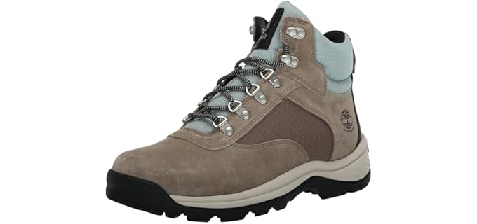 Timberland Women's White Ledge Waterproof Hiking Boot, Beige, 9.5 Medium