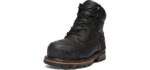 Timberland PRO Men's Boondock 6 Inch Composite Safety Toe Waterproof Industrial Work Boot, Black-2024 New, 10