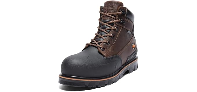 Timberland PRO Men's Rigmaster XT 6 Inch Steel Safety Toe Waterproof Industrial Work Boot, Brown-2024 New, 10.5