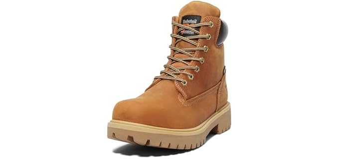 Timberland PRO Men's Direct Attach 6 Inch Soft Toe Insulated Waterproof Industrial Work Boot, Marigold-2024 NEW, 10 M