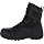 Timberland PRO Men's 8 Inch Valor Comp Toe Waterproof Side Zip Work Boot, Black Smooth Leather Ballistic Nylon, 3.5 M US
