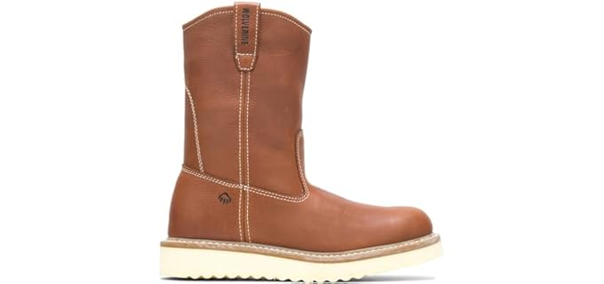 Wolverine mens Wellington Work Boot, Agate, 9 XW US