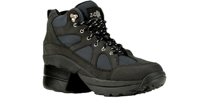 Z-CoiL Women's Outback Pain-Relief Footwear, Black, Enclosed Coil, 9